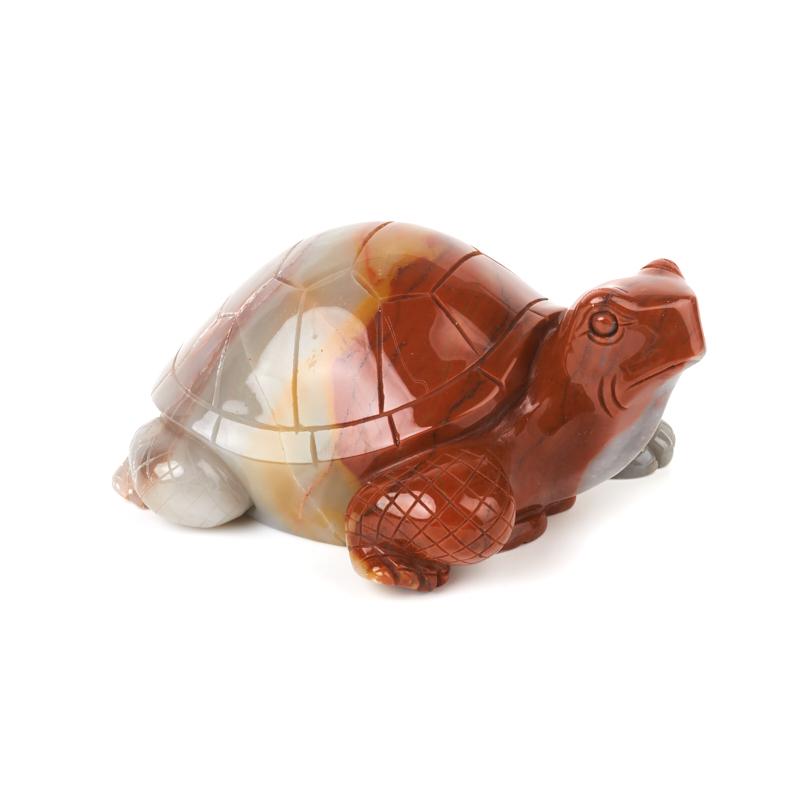 Черепаха яшма красная ЮАР 15 см