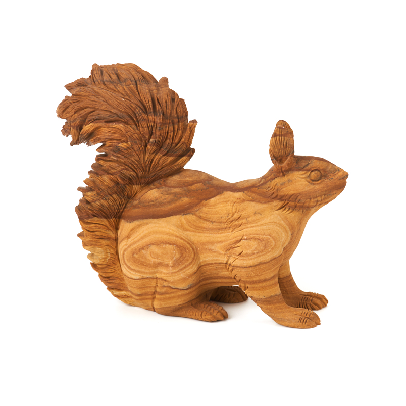 Белка яшма рисунчатая (песочная) Намибия 10 см