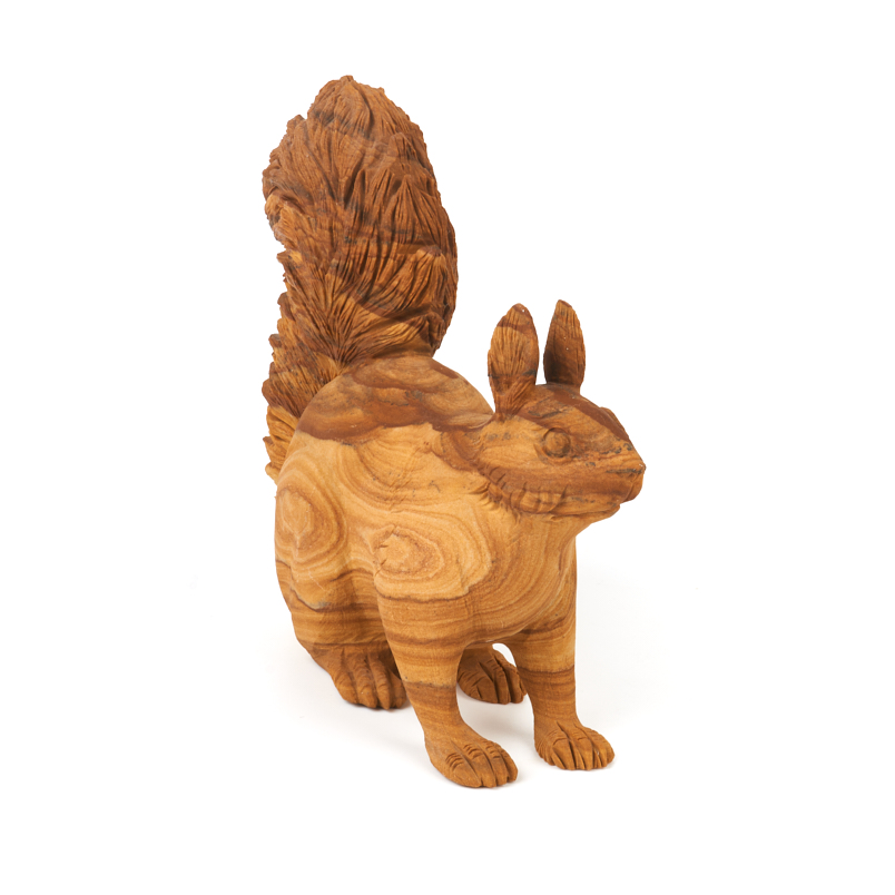 Белка яшма рисунчатая (песочная) Намибия 10 см