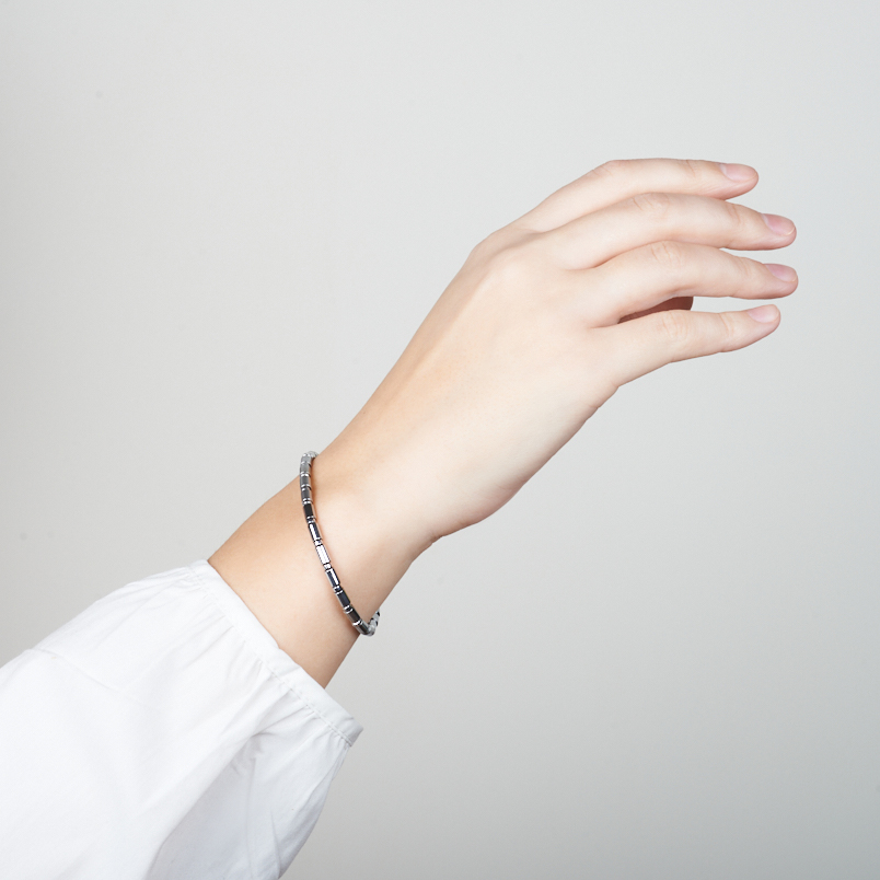 Браслет гематит Бразилия 3 мм 19 см