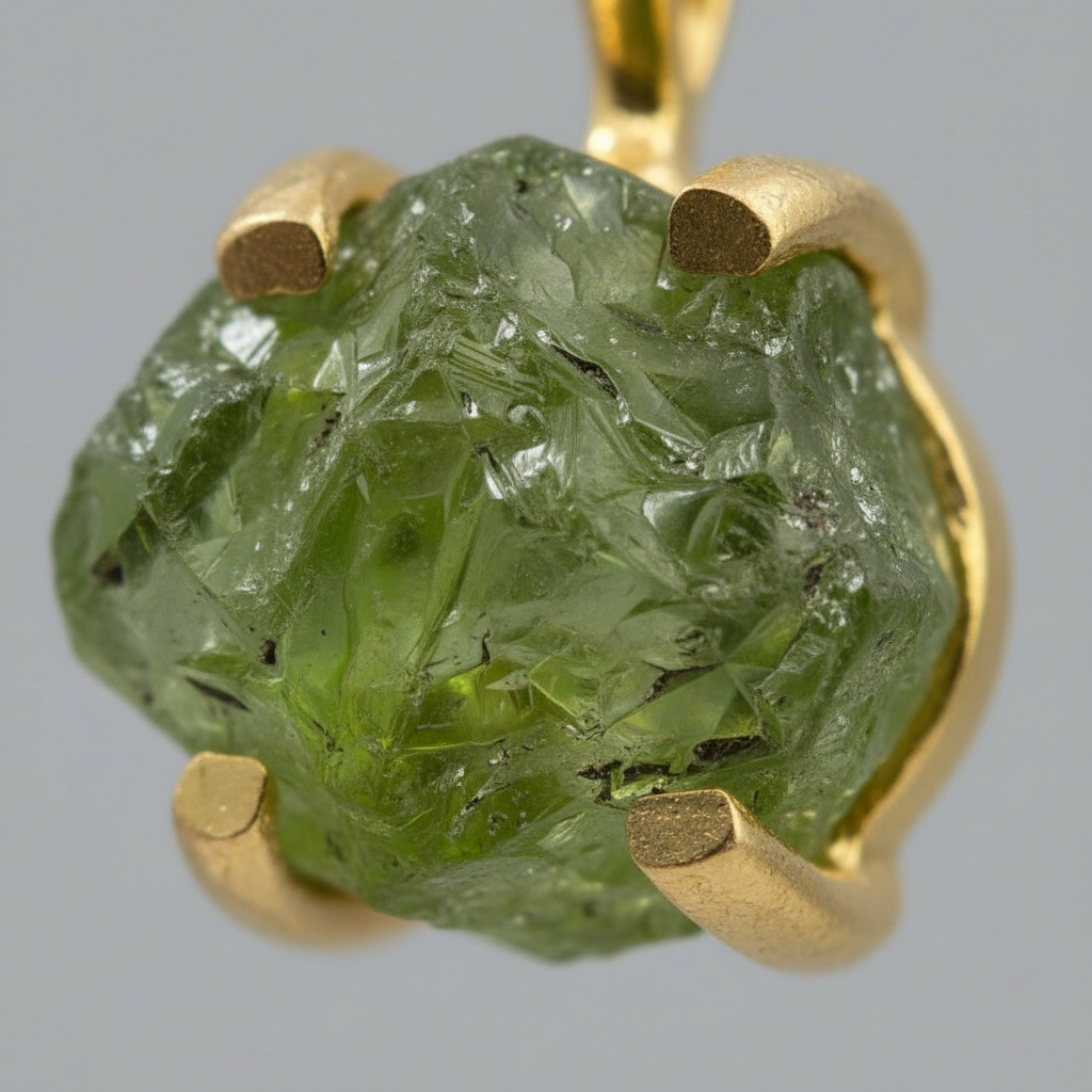 Бусы хризолит США (латунь позолота) (цепочка) 40&nbsp;см (+5&nbsp;см)