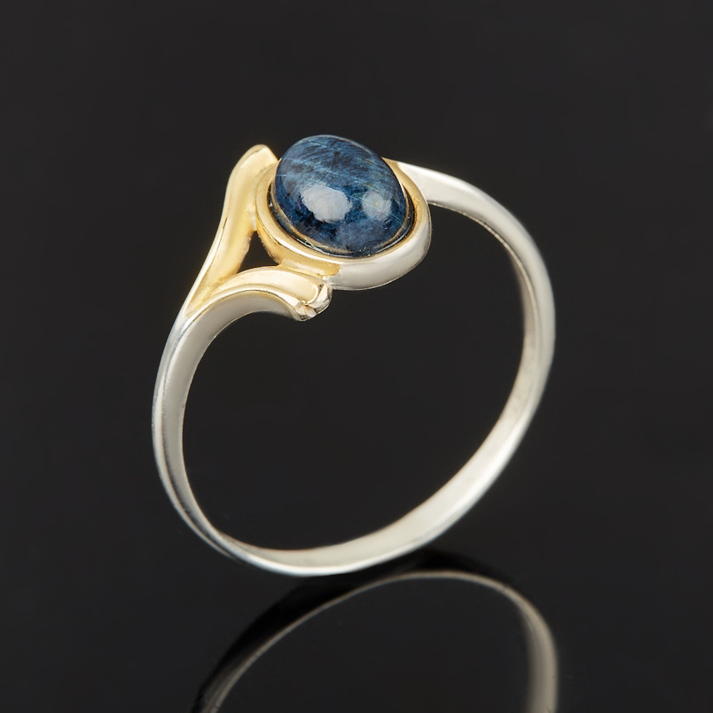 Кольцо родусит Казахстан (серебро 925 пр. позолота, посеребр.) размер 18