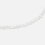 Бусы перламутр белый Индонезия (биж. сплав) 4 мм 40 см (+5 см)