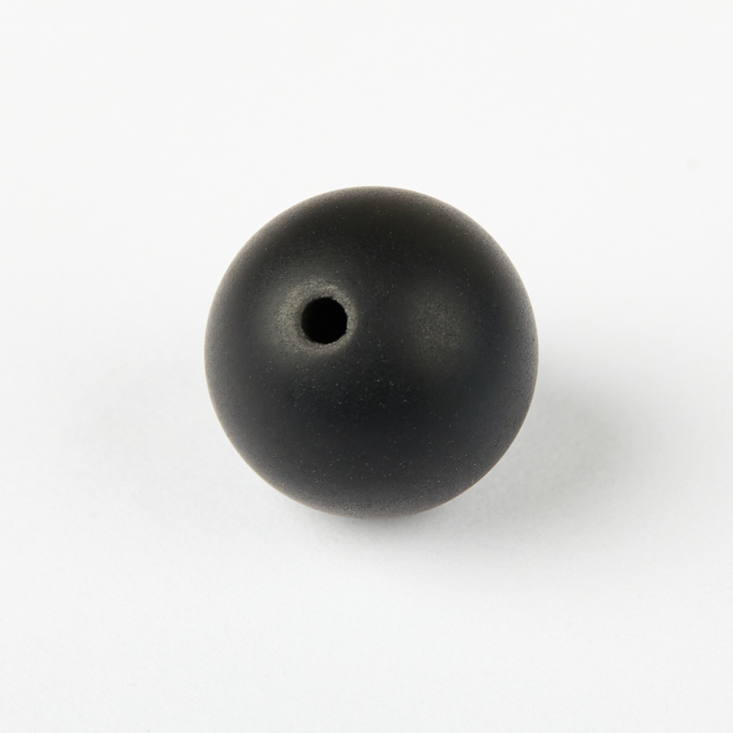 Бусина агат черный Бразилия шарик 10 мм (1 шт)