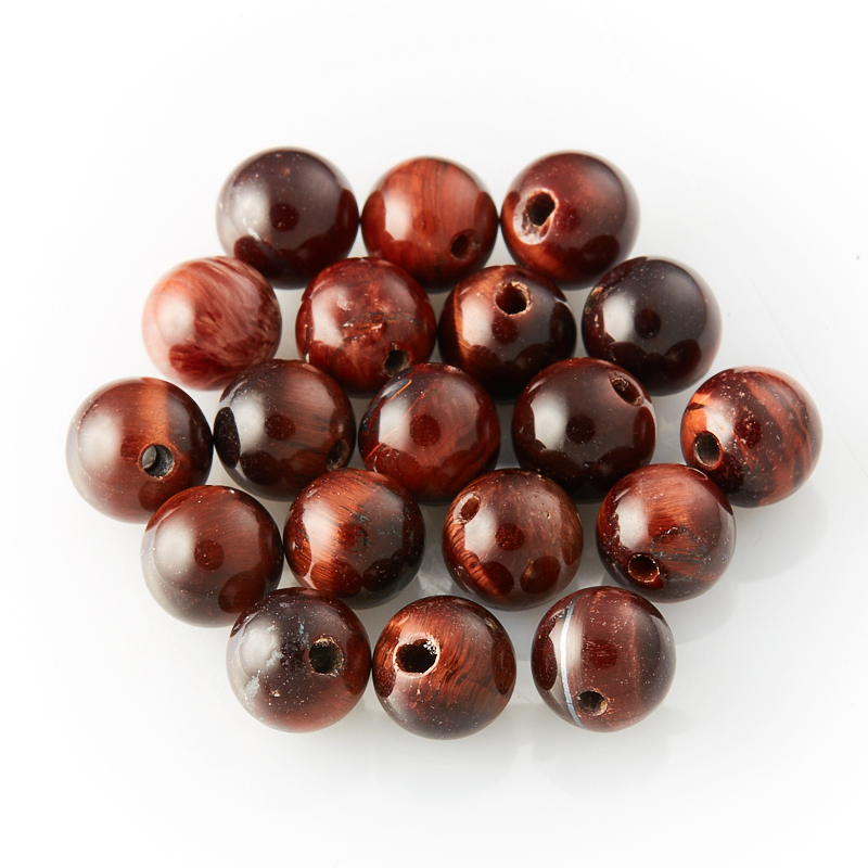 Бусина бычий глаз ЮАР шарик 8 мм (1 шт)