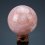 Шар розовый кварц Бразилия 10 см