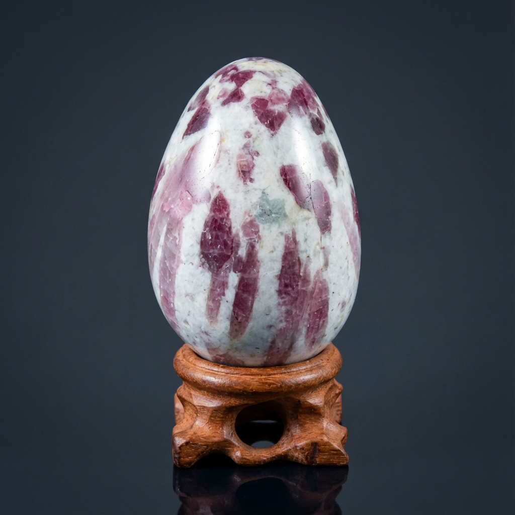 Яйцо турмалин розовый (рубеллит) Россия 7&nbsp;см