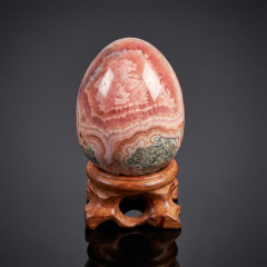 Яйцо родохрозит с пиритом Аргентина 6 см