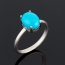 Кольцо бирюза США (серебро 925 пр.) размер 17,5