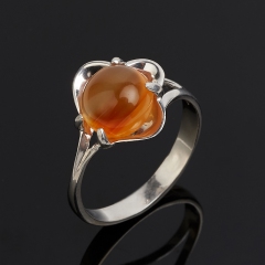 Кольцо сердолик Ботсвана (серебро 925 пр.) размер 19