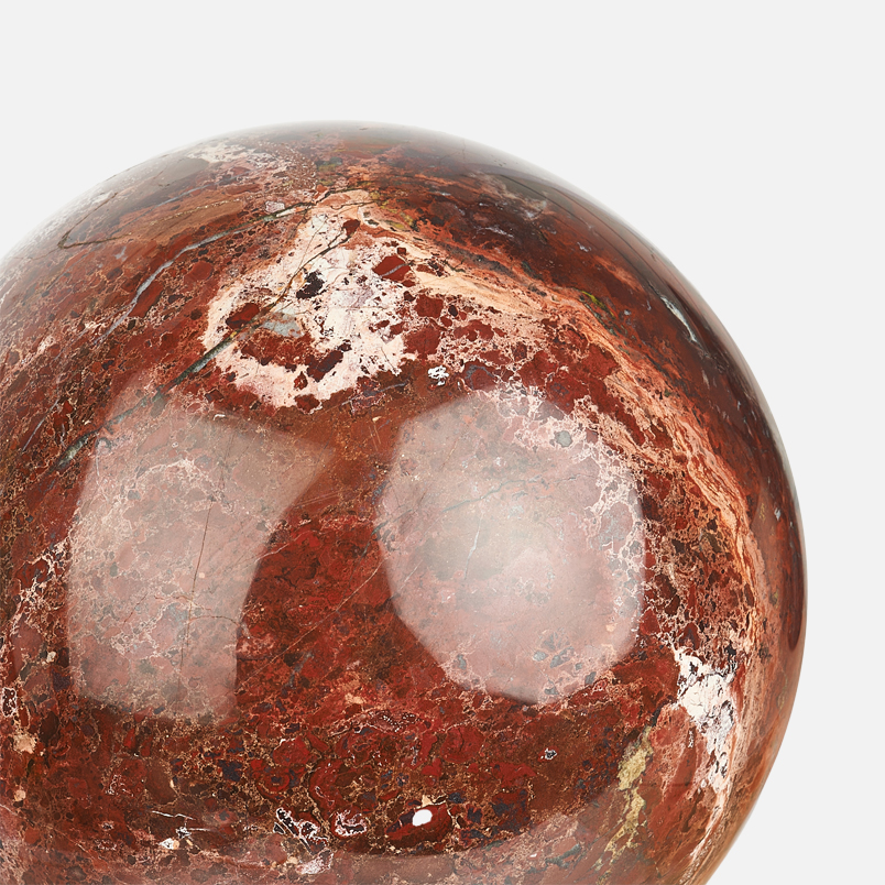 Шар яшма уральская Россия (на подставке) 14&nbsp;см