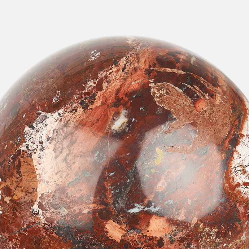 Шар яшма уральская Россия (на подставке) 14&nbsp;см