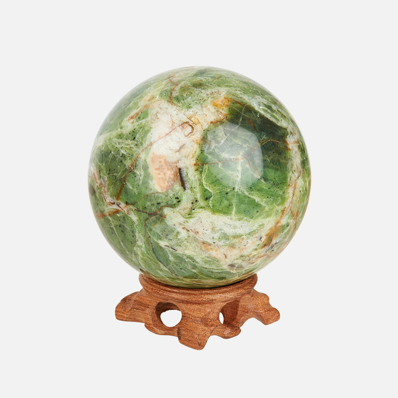 Шар хризопал Казахстан (на подставке) 10&nbsp;см