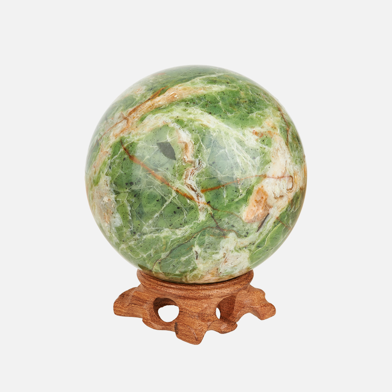 Шар хризопал Казахстан (на подставке) 10&nbsp;см
