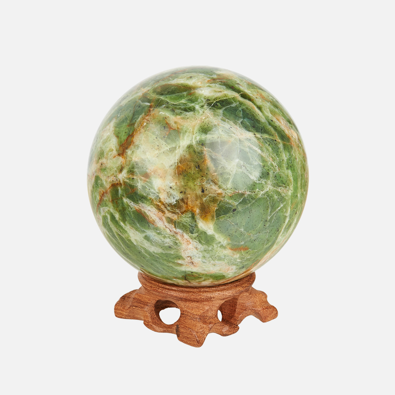 Шар хризопал Казахстан (на подставке) 10&nbsp;см