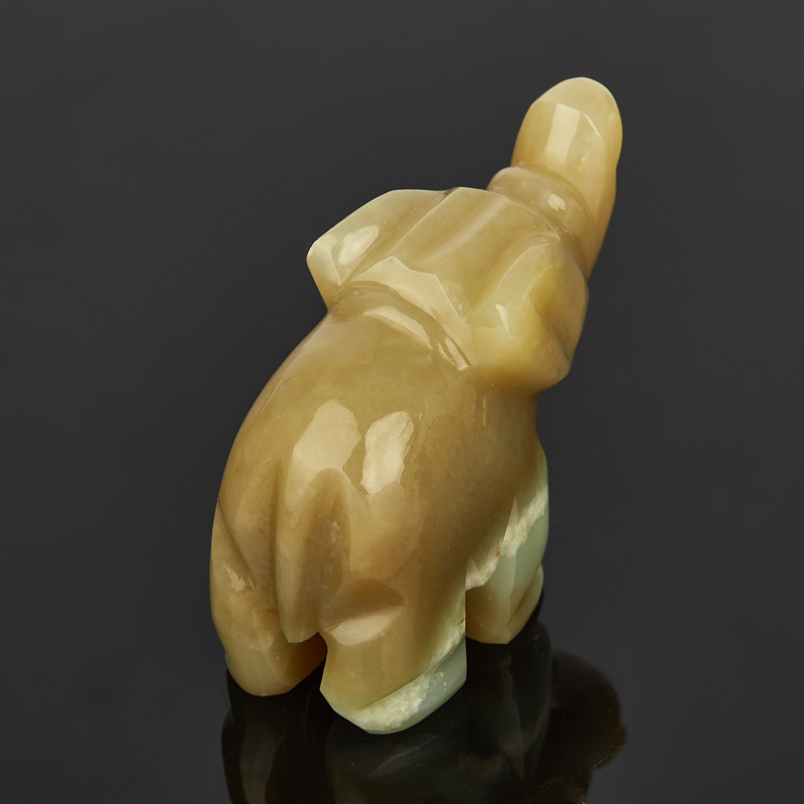 Слон нефрит Россия 6,5 см