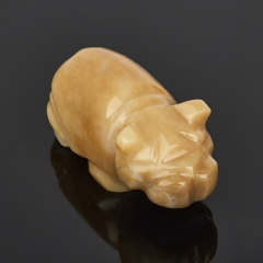 Бегемотик нефрит Россия 7 см