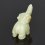 Слон нефрит белый Россия 4,5 см