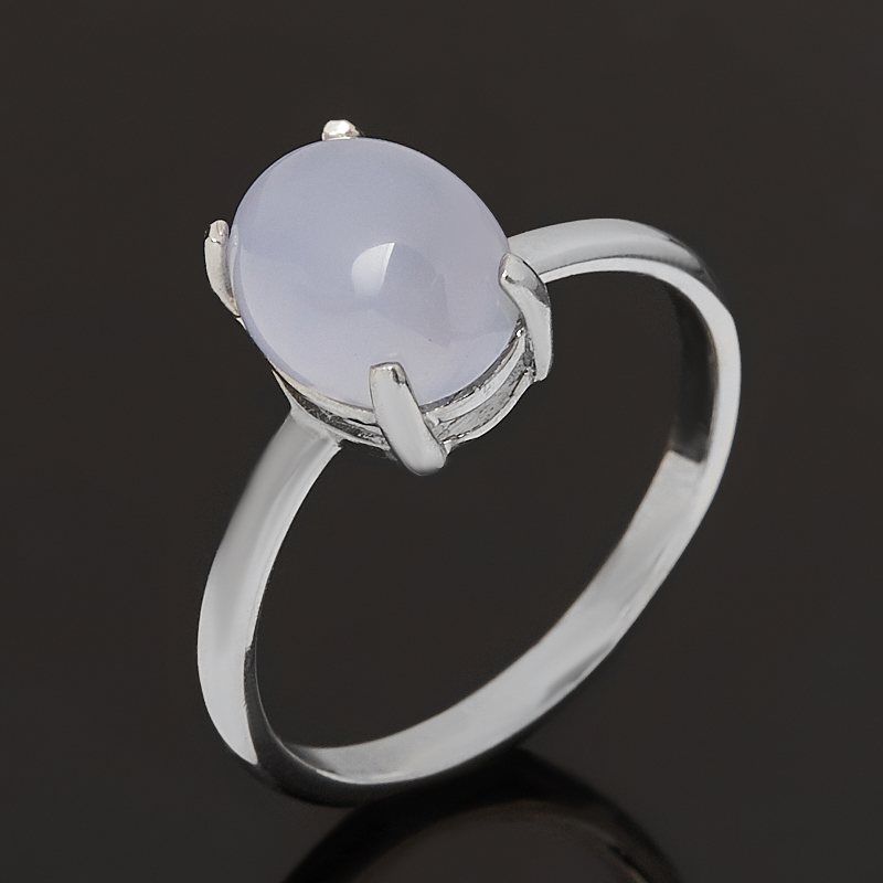 Кольцо агат сапфирин Намибия (серебро 925 пр.) размер 17