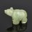 Медведь нефрит белый Россия 6 см