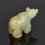 Медведь нефрит белый Россия 5,5 см