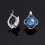 Серьги кианит синий Бразилия (серебро 925 пр.)