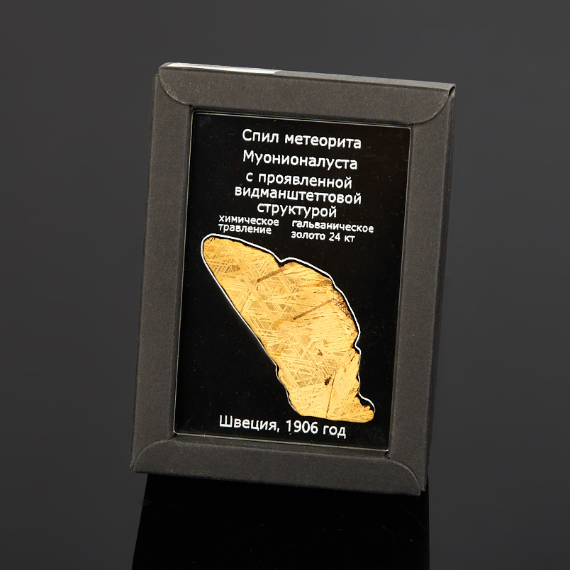 Срез метеорит Швеция 5-7&nbsp;см