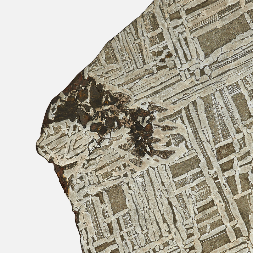 Срез метеорит Россия 16-20 см (на подставке)