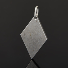 Кулон метеорит (биж. сплав) ромб 3,5 см