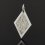 Кулон метеорит (биж. сплав) ромб 3,5 см