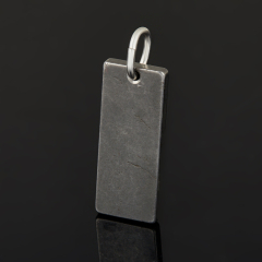 Кулон метеорит прямоугольник (биж. сплав) 3 см