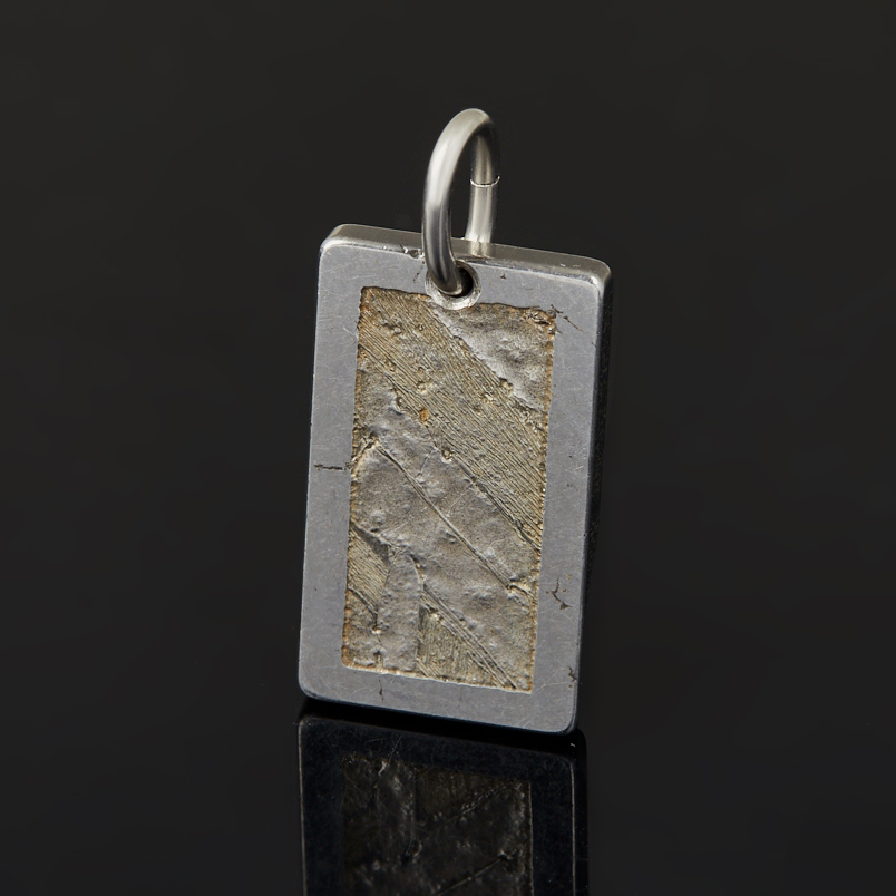 Кулон метеорит (биж. сплав) прямоугольник 2,5 см