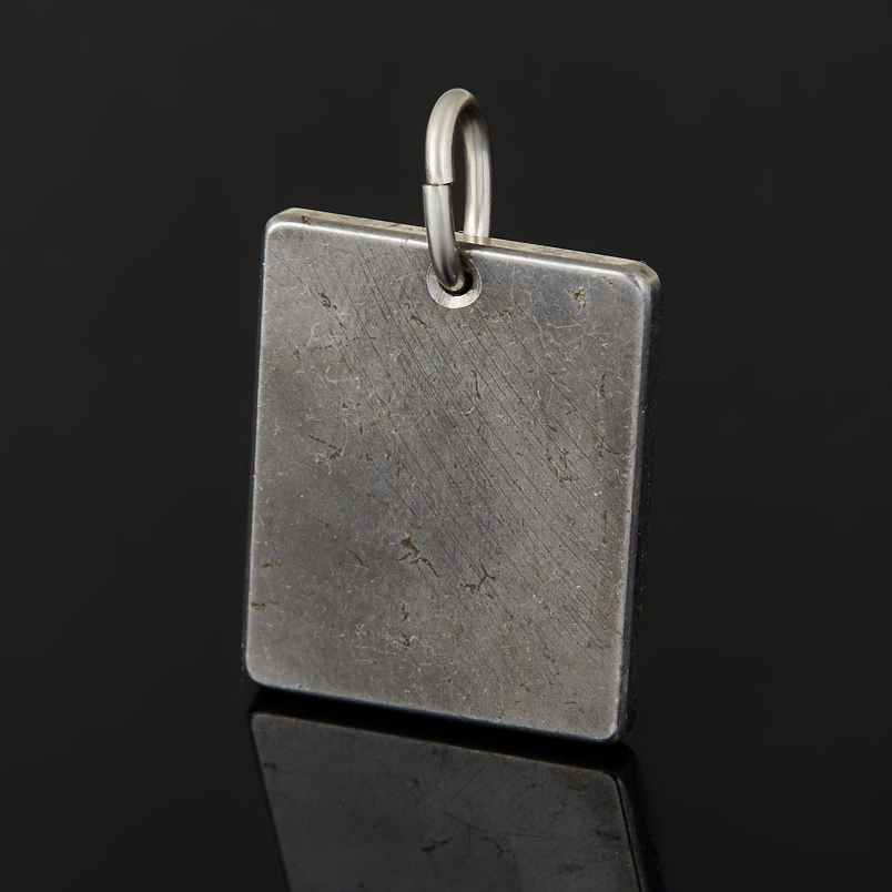 Кулон метеорит (биж. сплав) прямоугольник 2,5 см