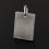 Кулон метеорит (биж. сплав) прямоугольник 2,5 см