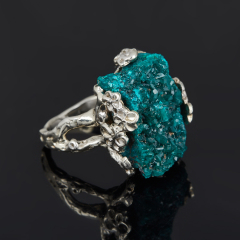 Кольцо диоптаз Конго (нейзильбер) размер 18