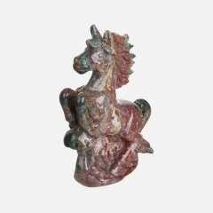 Лошадка яшма океаническая Мадагаскар 17,5 см