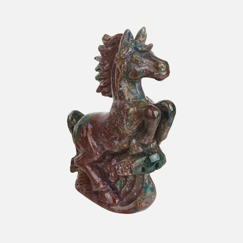 Лошадка яшма океаническая Мадагаскар 17,5&nbsp;см