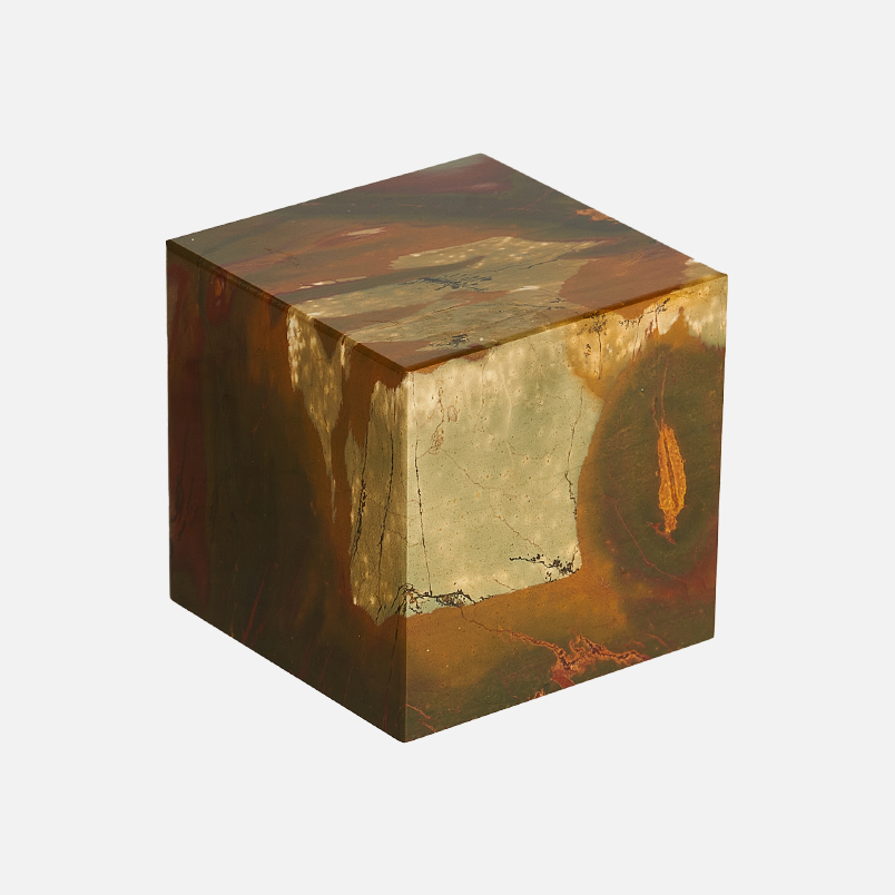 Куб яшма уральская Россия 5 см