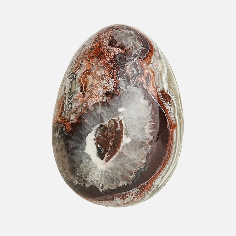 Яйцо агат крейзи Бразилия 6 см