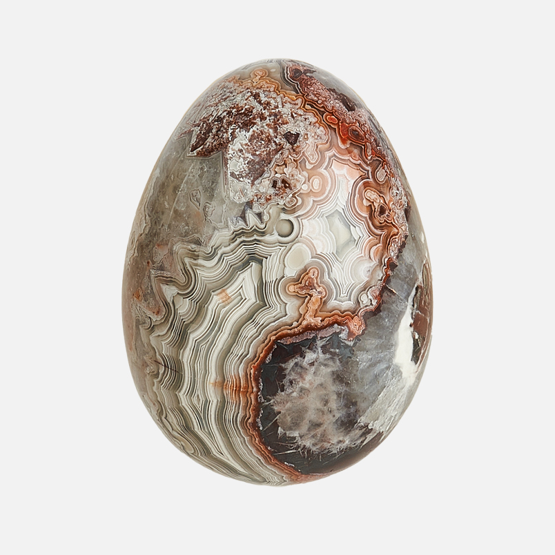 Яйцо агат крейзи Бразилия 6 см