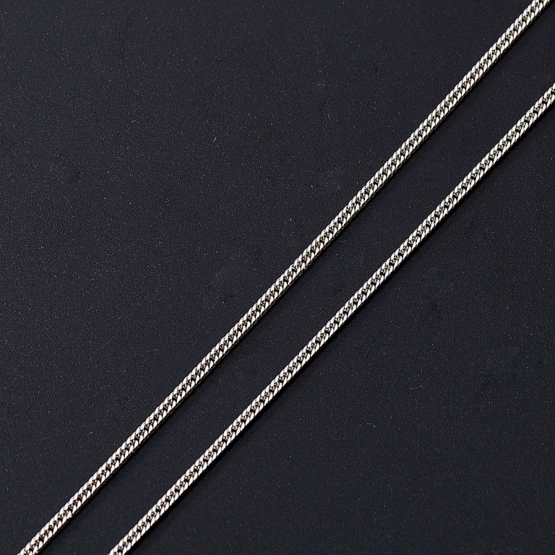 Цепь (серебро 925 пр. родир. бел.) полновесная панцирь 45 см Россия