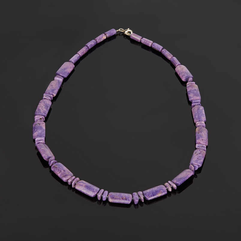 Бусы чароит Россия (биж. сплав) длинные 60 см