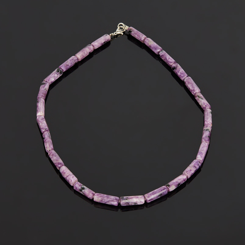 Бусы чароит Россия (биж. сплав) 50 см