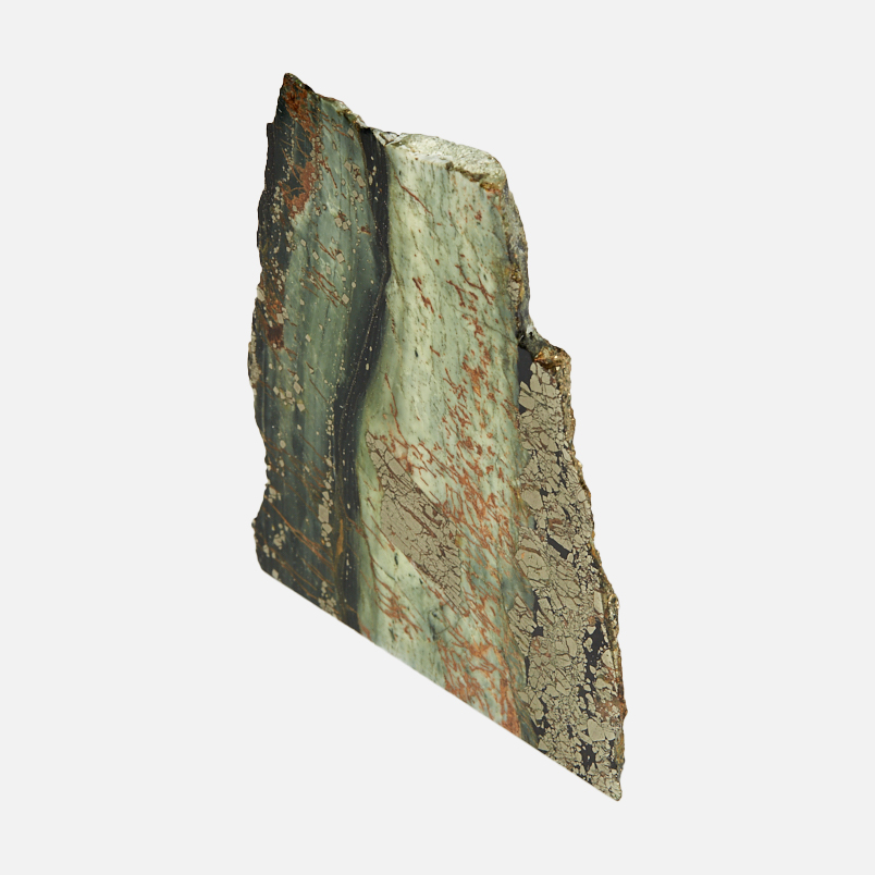 Образец микс офит, пирит 12-16 см