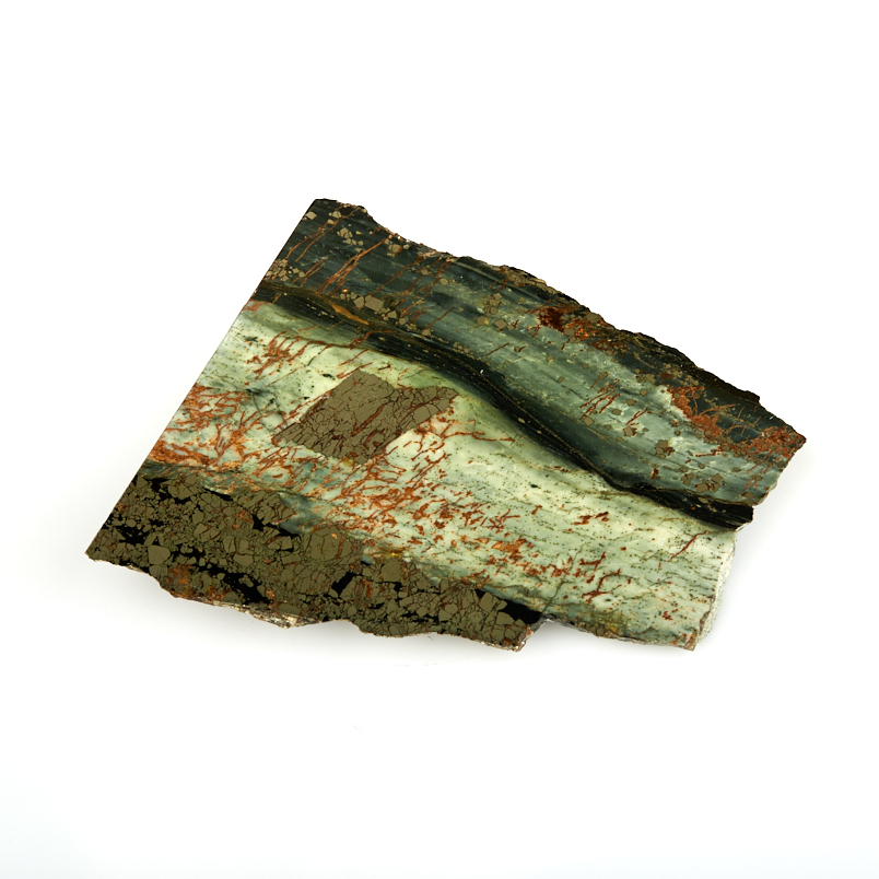 Образец микс офит, пирит 12-16 см