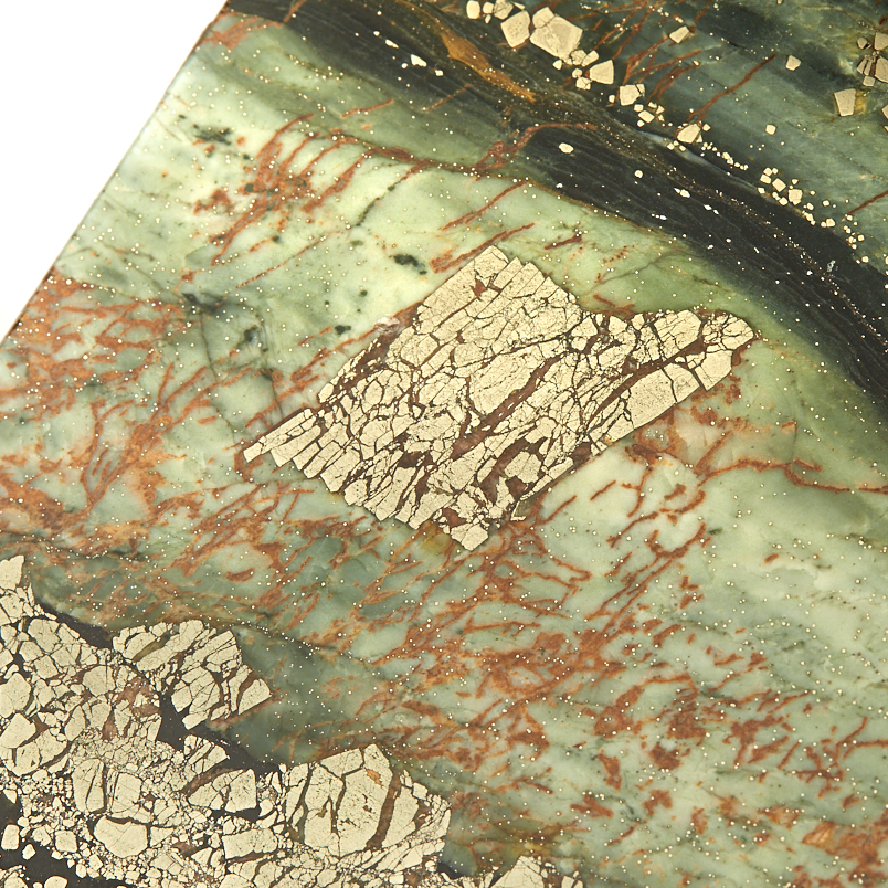 Образец микс офит, пирит 12-16 см