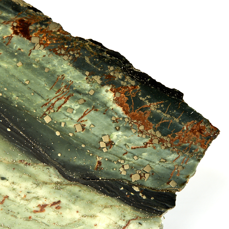 Образец микс офит, пирит 12-16 см