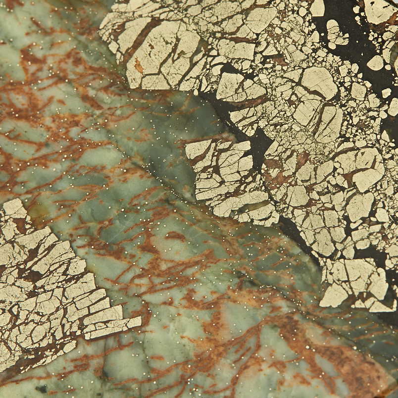 Образец микс офит, пирит 12-16 см