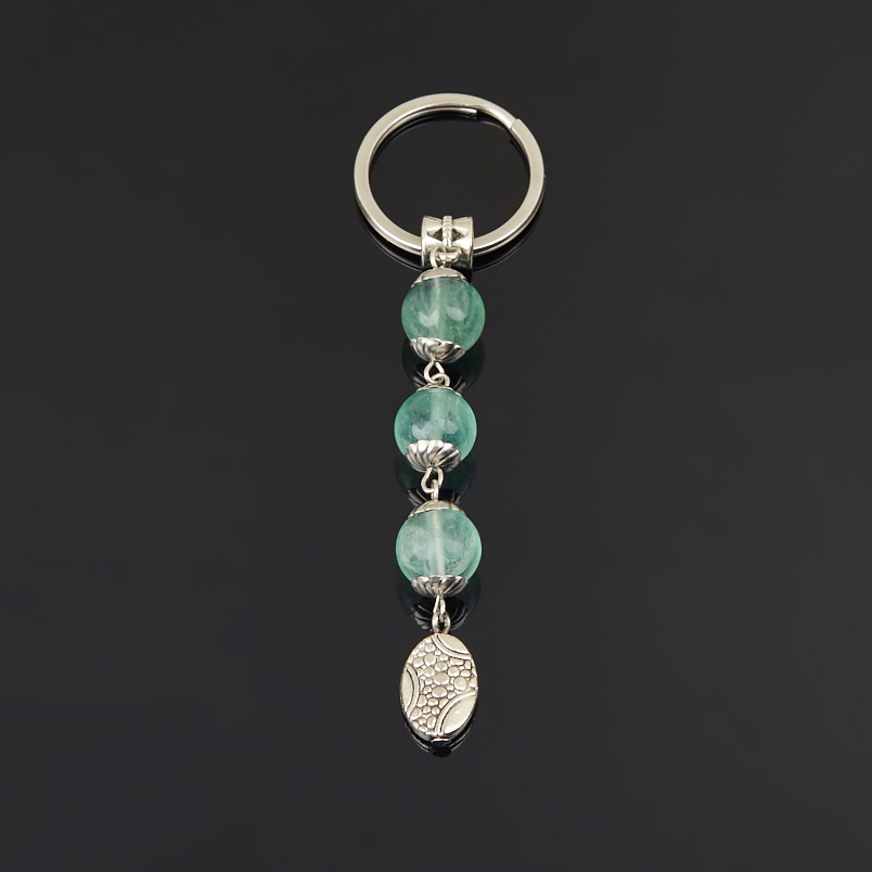 Брелок флюорит (биж. сплав, сталь хир.) 7 см