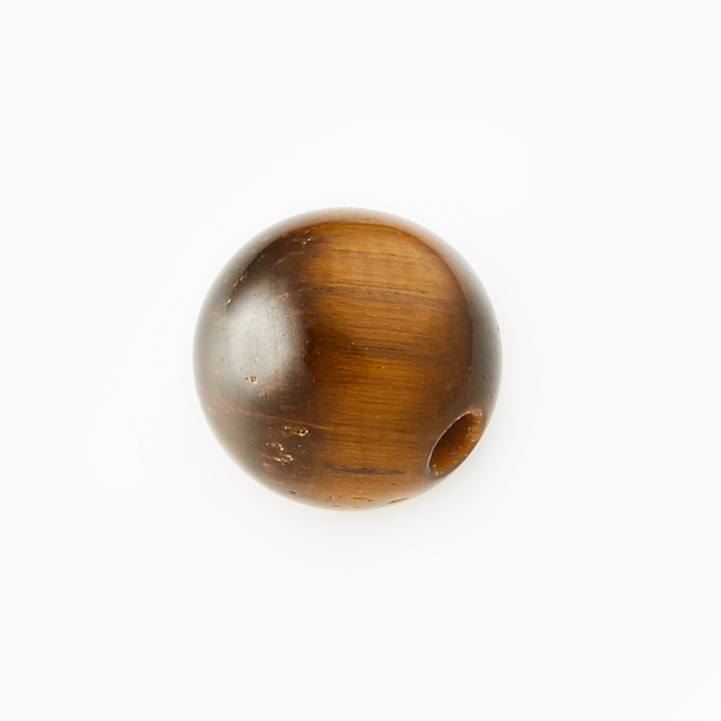 Бусина тигровый глаз ЮАР шарик 6 мм (1 шт)